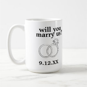 Personalized Will you Marry Us? Coffee Mug