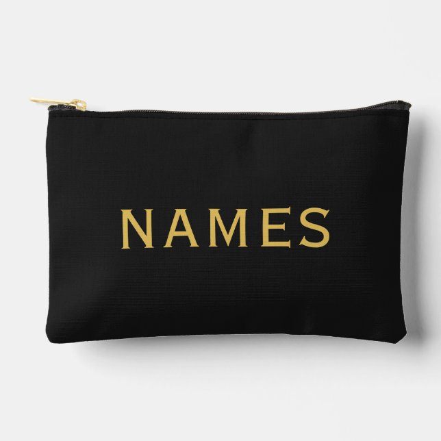 Personalized With Last Name or Nickname on Them Accessory Pouch (Front)