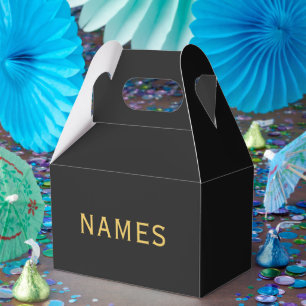 Personalized With Last Name or Nickname on Them Favour Box