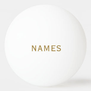 Personalized With Last Name or Nickname on Them Ping Pong Ball