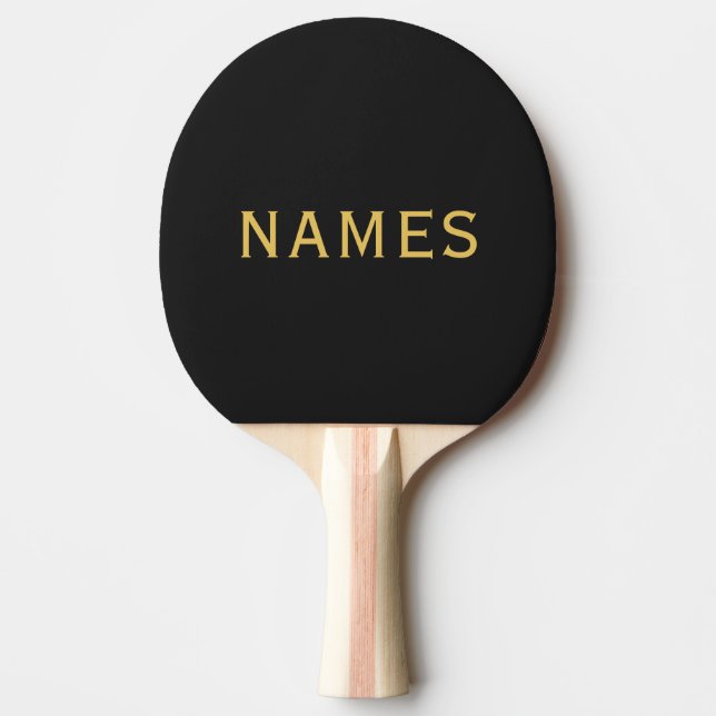 Personalized With Last Name or Nickname on Them Ping Pong Paddle (Front)