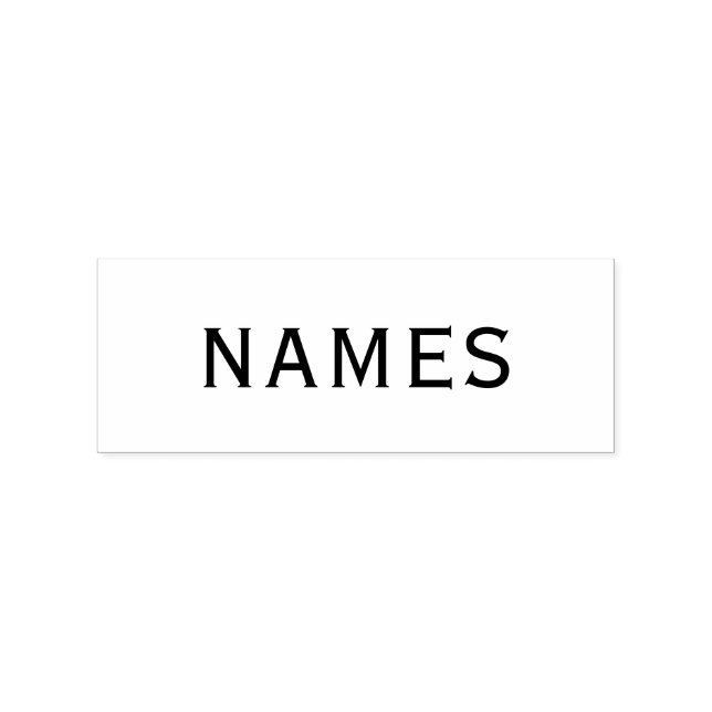 Personalized With Last Name or Nickname on Them Rubber Stamp (Imprint)