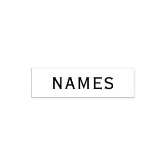 Personalized With Last Name or Nickname on Them Self-inking Stamp