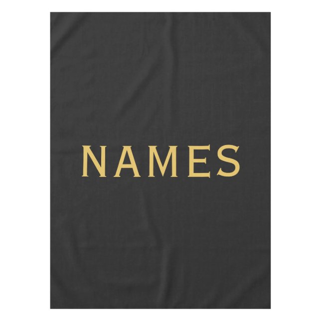 Personalized With Last Name or Nickname on Them Tablecloth (Front)