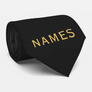 Personalized With Last Name or Nickname on Them Tie
