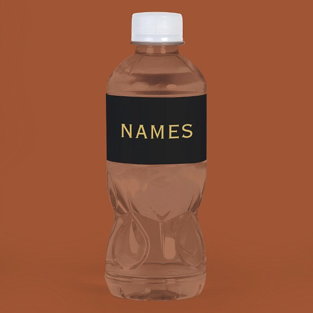 Personalized With Last Name or Nickname on Them Water Bottle Label (Creator Uploaded)