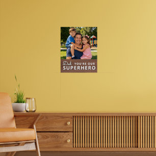 Personalized with photo and text poster