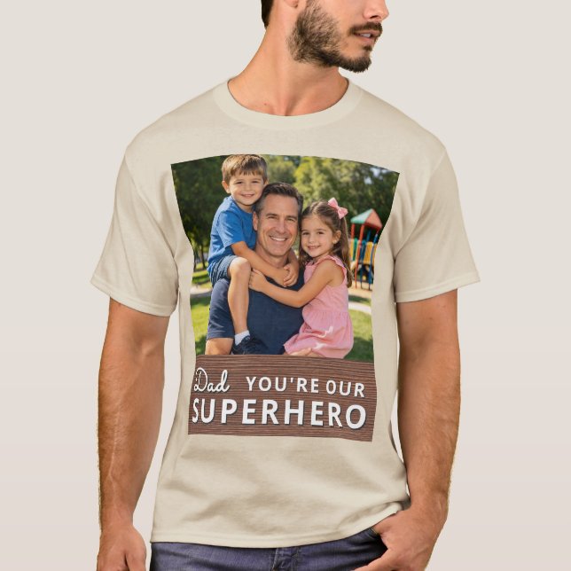 Personalized with photo and text T-Shirt (Front)