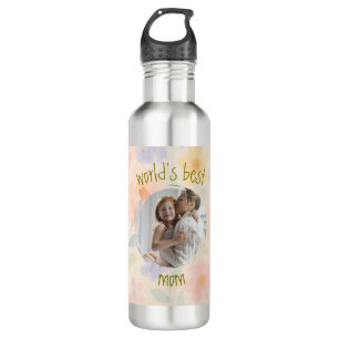 Personalized 'World's Best Mom' Water Bottle