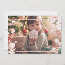 Personalized Xmas Card w/ Characters