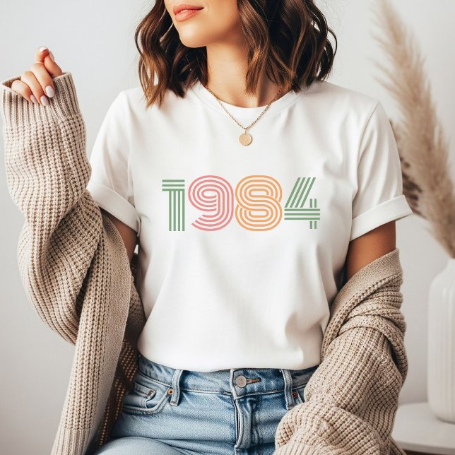 Personalized Year of Birth Vintage Birthday Party  T-Shirt (Creator Uploaded)