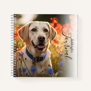Personalized Yellow Labrador Retriever Journal