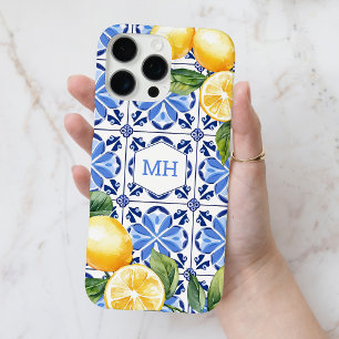 Personalized Yellow Watercolor Lemon Citrus Fruit iPhone 16 Pro Max Case