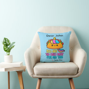 Personalized You Are The Only Meat For My Taco Cushion