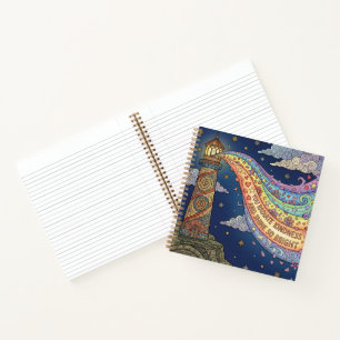 Personalized You Radiate Kindness Spiral Notebook