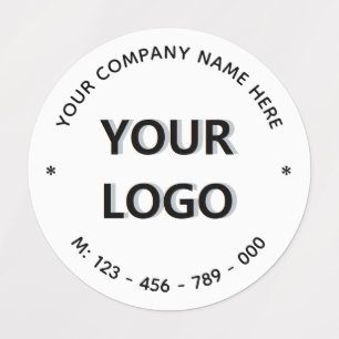 Personalized Your Business Logo Labels Example