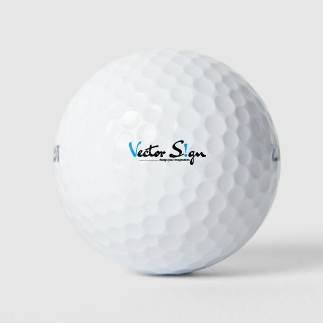 Personalized Your Logo Custom Logo Golf Balls (Front)