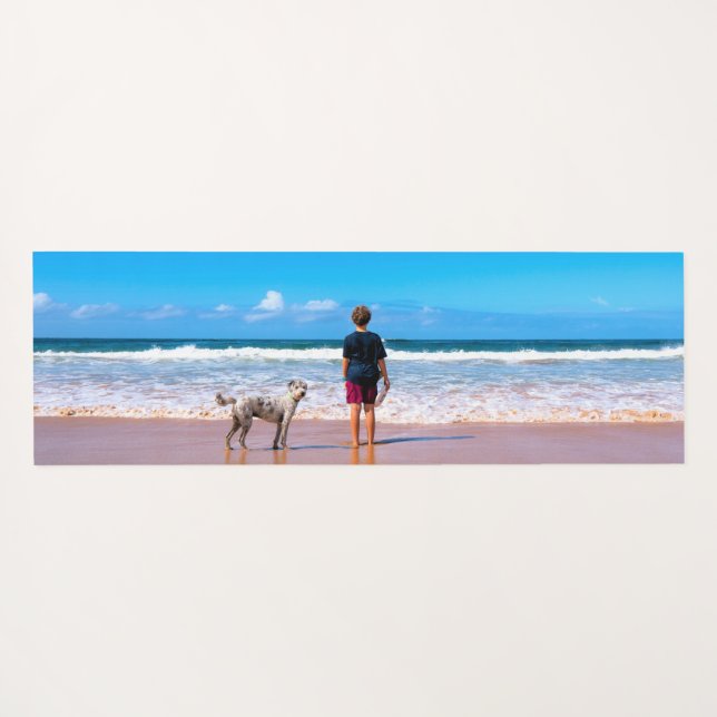 Personalized Your Pet Photo Yoga Mat (Back (Horizontal))