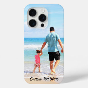 Personalized Your Photo iPhone Case Custom Text