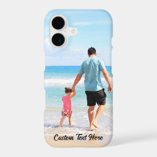 Personalized Your Photo iPhone Case Custom Text