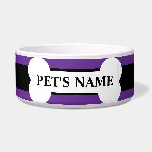 PersonalizedBone Design Pet Bowl (Front)
