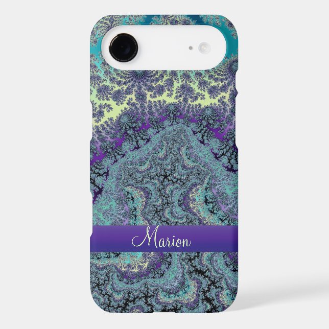 PersonalizedOcean Waves Fractal iPhone 6 Plus Case (Back)