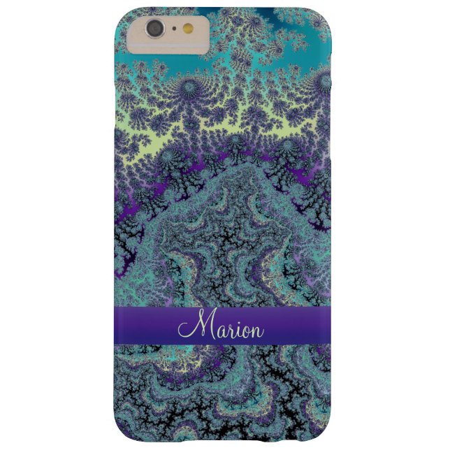 PersonalizedOcean Waves Fractal iPhone 6 Plus Case (Back)