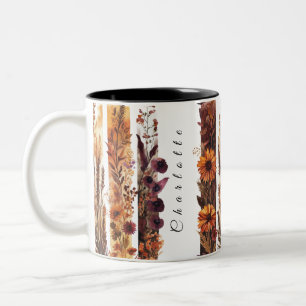 PersonalizedWildflowersMug 3 Two-Tone Coffee Mug