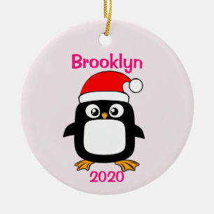 Personalzed Girl's Christmas Ornament