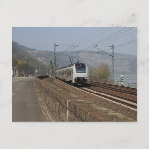 Personenzug in Niederheimbach Postcard