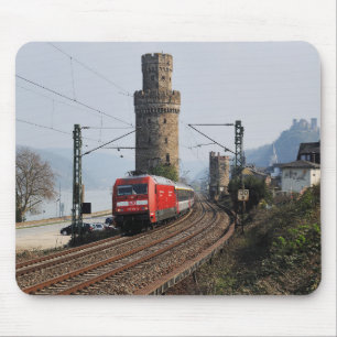 Personenzug in Oberwesel Mouse Mat