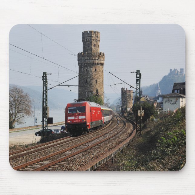 Personenzug in Oberwesel Mouse Mat (Front)