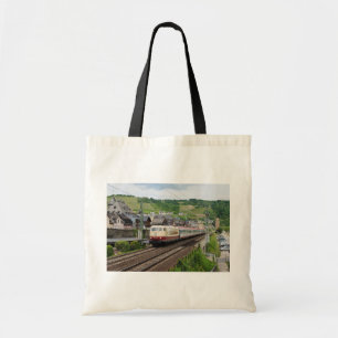 Personenzug in Oberwesel Tote Bag