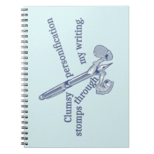 Personification Funny Creative Writing Notebook
