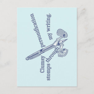 Personification Funny Creative Writing Postcard