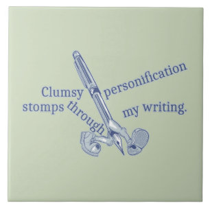 Personification Funny Creative Writing Tile