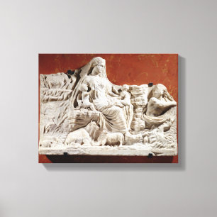 Personification of the earth mother, allegorical r canvas print