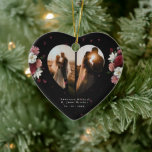 Personised Floral couple valentine's Day Gift set Ceramic Tree Decoration<br><div class="desc">Minimalist personalised "heart Shaped collage" canvas printable contains 2 big photos of artwork. DESIGN TIPS: Customise further to alter text size or font. To order without text,  you can also delete the text and the Love Message</div>