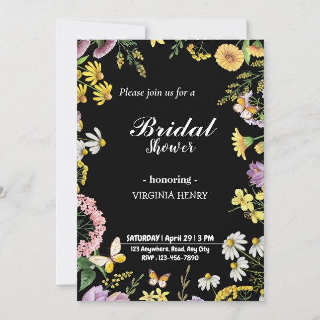 Personlaized Bridal Shower Invitation (Front)