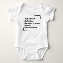 Personlig Babybody med Namn , Personalised Baby 