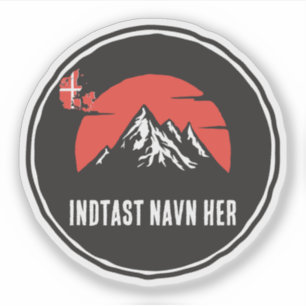 Personligt bynavn Danmark rundt design