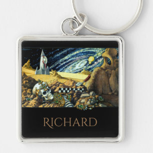 Personlized Alien Archaeology  Key Ring