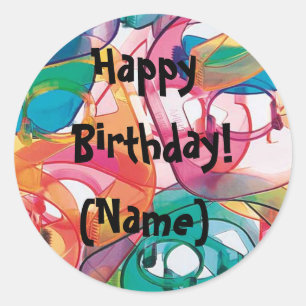 Personlized Birthday Stickers