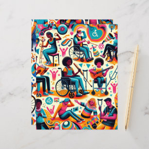 Persons With Disabilities Scrapbook Paper