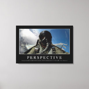 Perspective: Inspirational Quote 2 Canvas Print