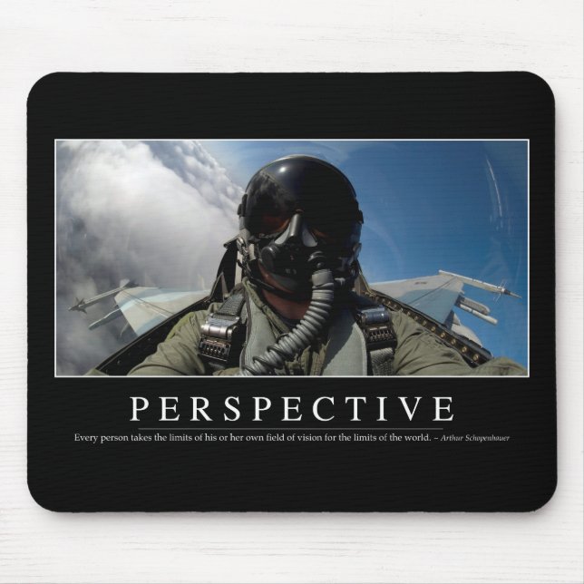 Perspective: Inspirational Quote 2 Mouse Mat (Front)