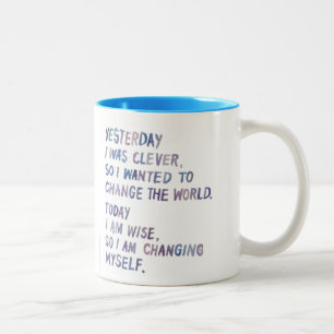 Perspective on Change Two-Tone Coffee Mug