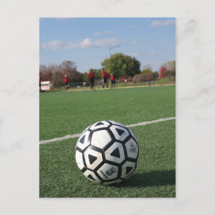 Perspective on Futbol / Soccer Postcard
