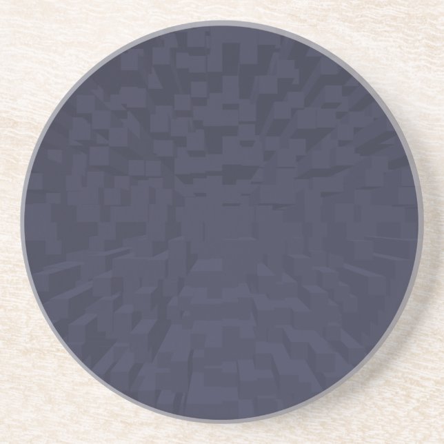 Perspective Pattern Sandstone Coaster (Front)