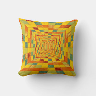 Perspective squares cushion